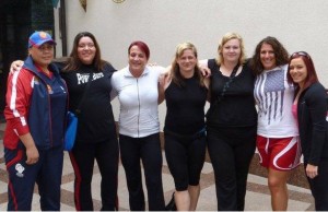 Gemma competing at the 2011 Worlds Strongest Lady