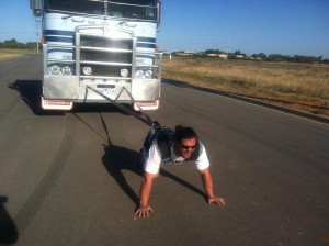 Nick Maloni -Truck Pull Practice strongman